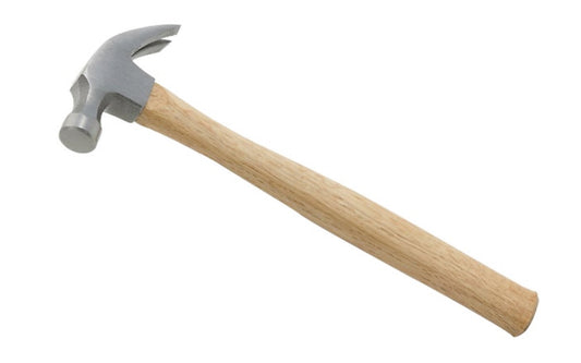 7 oz Curved Claw Hammer - Smooth Face. Wood Handle