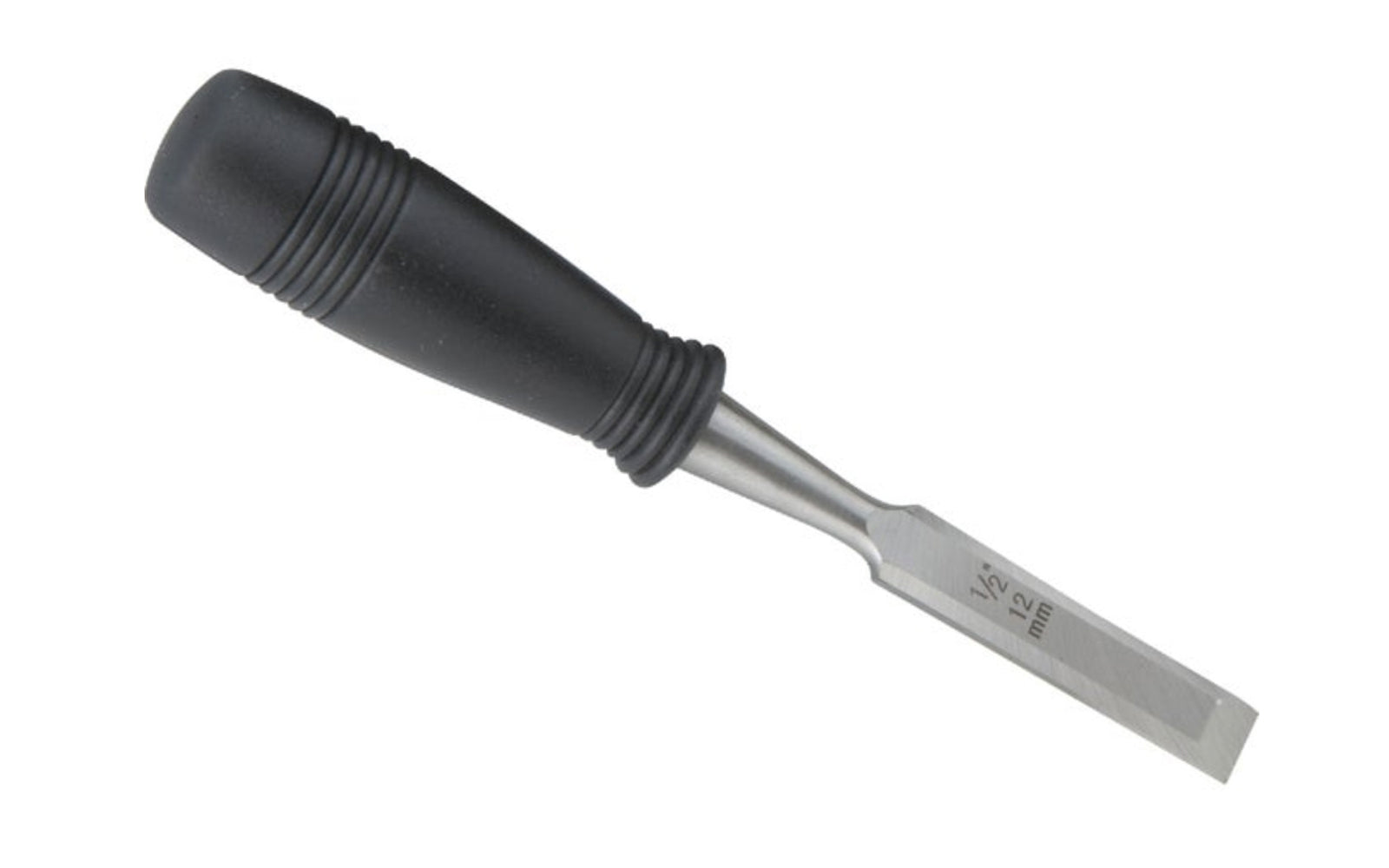 A basic and economical 1" width wood chisel. Handle is made from high-impact plastic. Includes plastic blade cap.