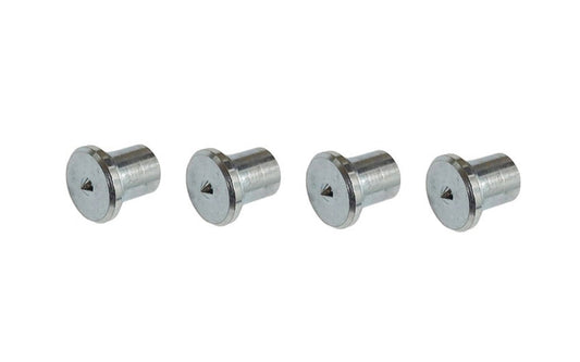 5/16" Dowel Centers - 4 PC Set. Makes dowel positioning quick & easy. Accurately marks holes for drilling. Includes 4 centers. Four piece set. Model 30029