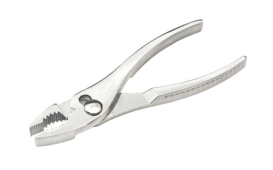 Crescent 6" Slip Joint Pliers. Forged from special analysis steel, carefully machined, hardened & oil tempered. Milled gripping teeth. Crescent Tool - Apex Tool Group.