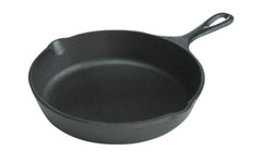 Lodge Cast Iron 8" Skillet - L5SK3. Made in USA · Genuine Cast Iron pan  ~ 8" diameter ~ Use on all cooking surfaces, grills, campfires, & oven safe. Seasoned & ready to use. Lodge Model L5SK3. American made cast iron pan.