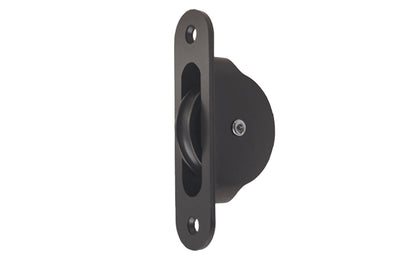 High quality sash pulley designed for sash or hung windows. Formed of solid brass material. Regular size. 1-3/4" wheel diameter. Oil Rubbed Bronze Finish.