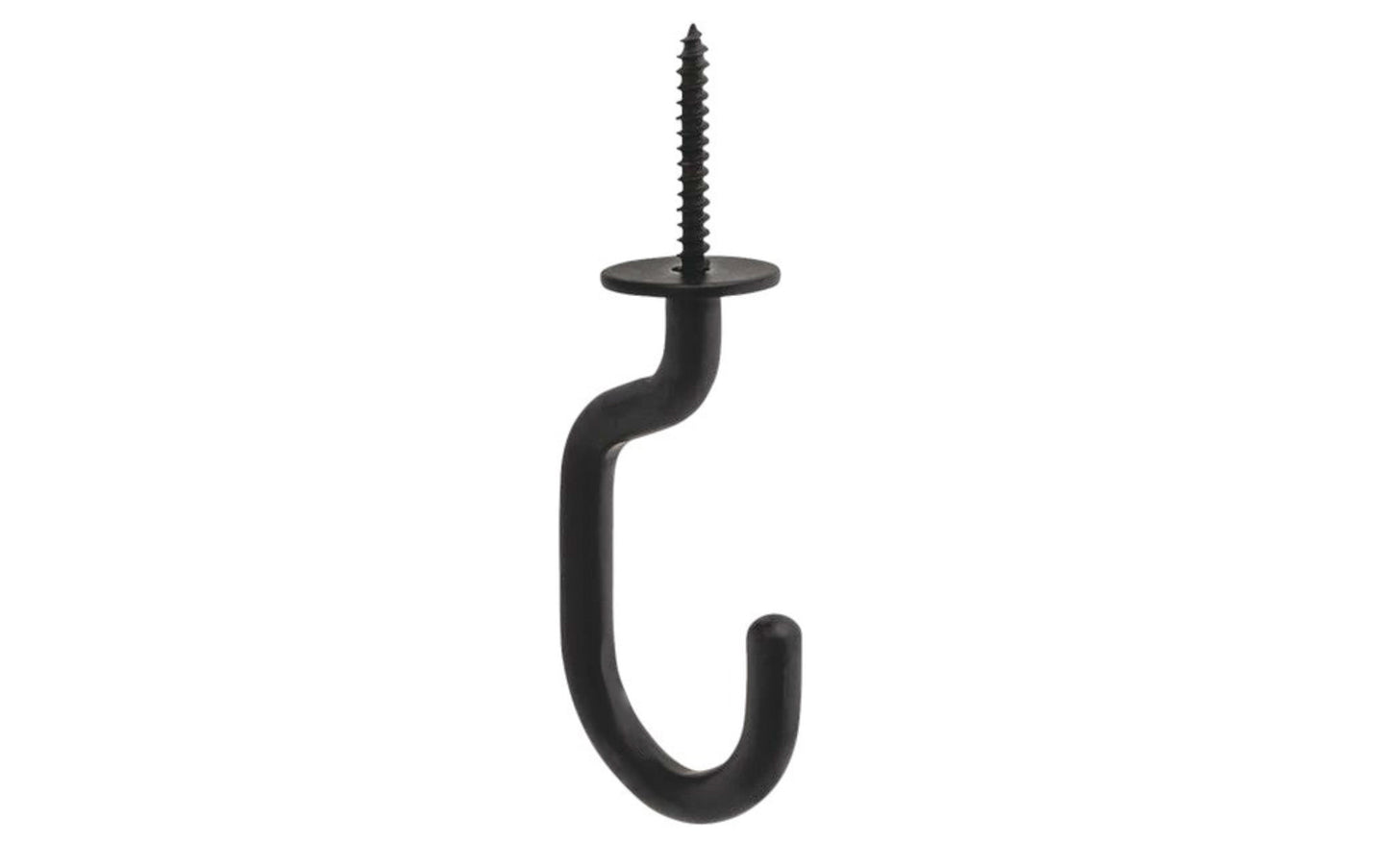plant hanging ceiling hooks Modern Black Steel Ceiling J Hook