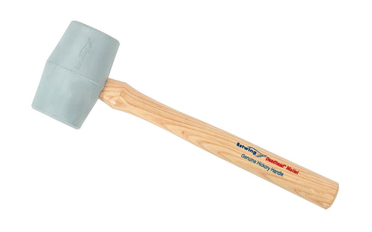 The Estwing White Rubber Mallet is a quality rubber mallet with bounce-resistant head with a genuine hickory handle. Non-marring on surfaces. Estwing Model DH -18N ~ 034139317012