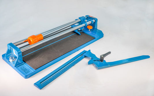 Marshalltown "Super Clinker" Tile Cutter - M14T. Cuts up to 13" tile & up to 8" tile diagonally. Angle gauge that allows any cut from square to 60 degrees. 035965053754.