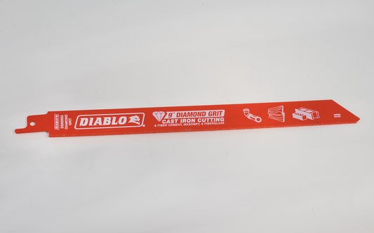 Diablo 9" Diamond Grit Reciprocating Saw Blade. Model DS0930DG. Swiss made.