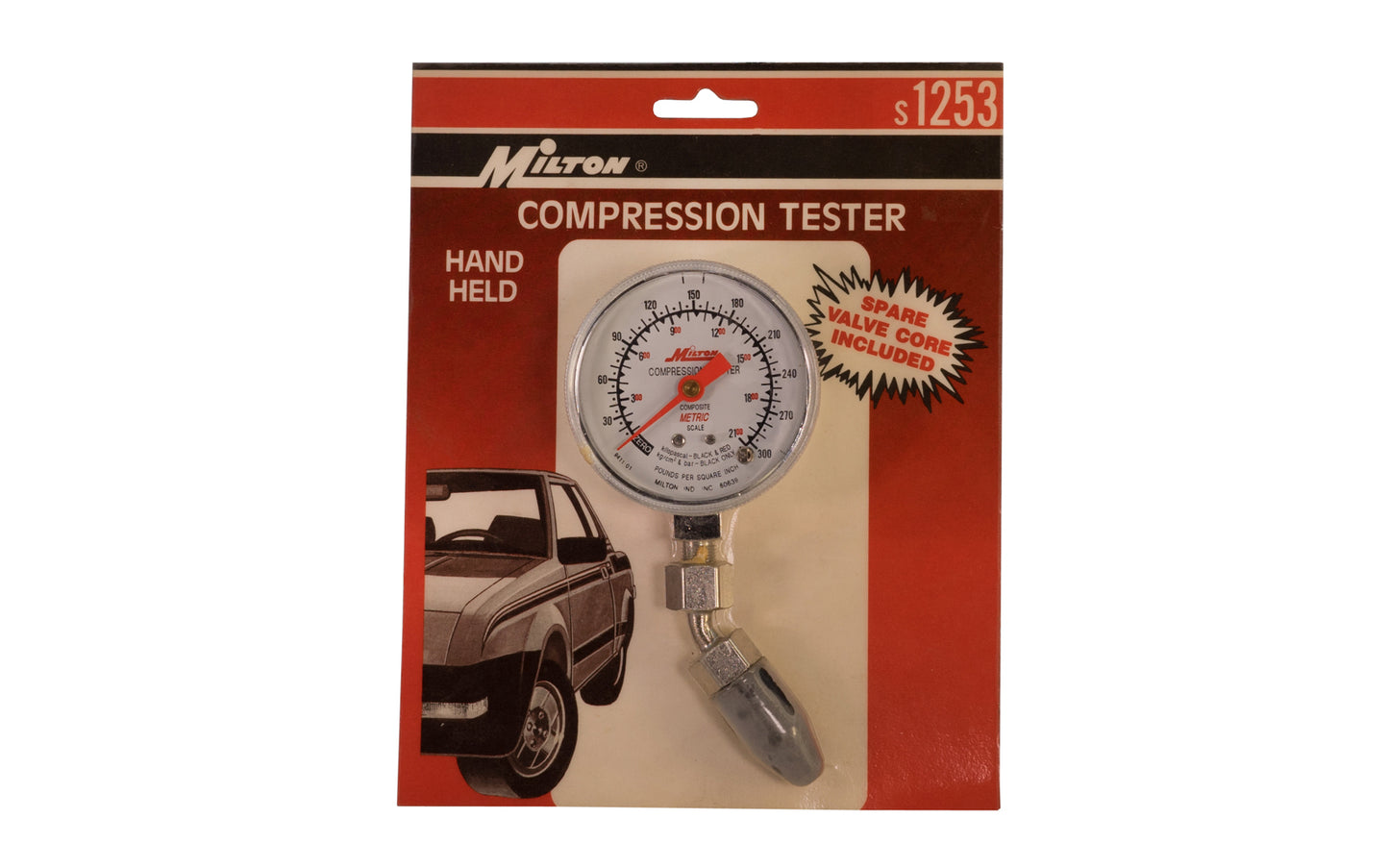 Milton Compression Tester - s1253. Hand Held