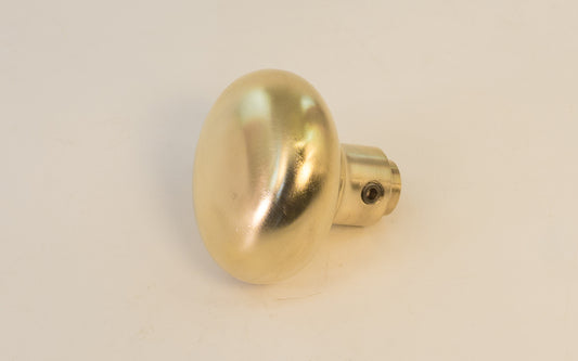 Brushed Brass Solid Brass Core Doorknob - USED