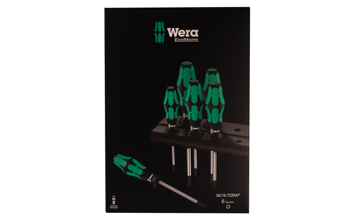 Wera 6-PC Torx Screwdriver Set & Rack "367/6" Wera Model 028062.