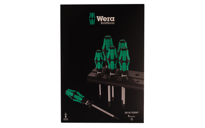 Wera 6-PC Torx Screwdriver Set & Rack "367/6" Wera Model 028062.