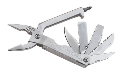 Klein Tools 13-in-1 Multi-Tool is a unique tool designed to address the special needs of electricians &amp; maintenance professionals while providing many other features handy on the job. Electrical / Maintenance Tool. Model 1016. Multi-Knife 'TripSaver' Tool Made in USA. 