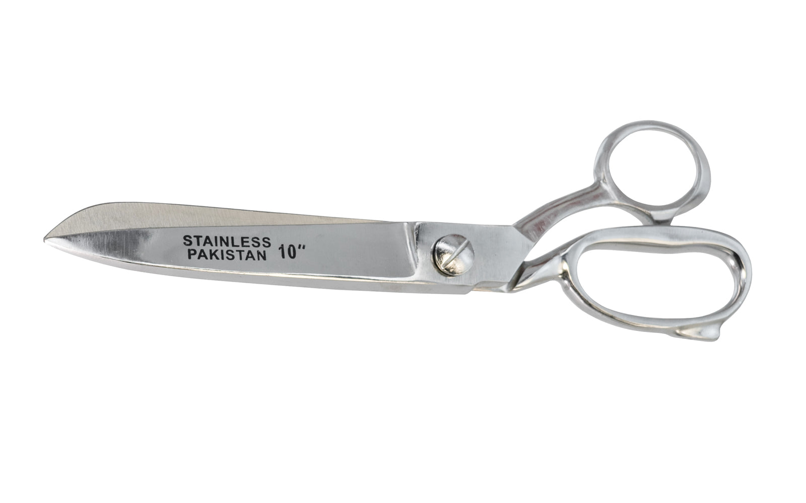 10" Stainless Steel Heavy Duty Scissors. Chrome finish. Made by SE.