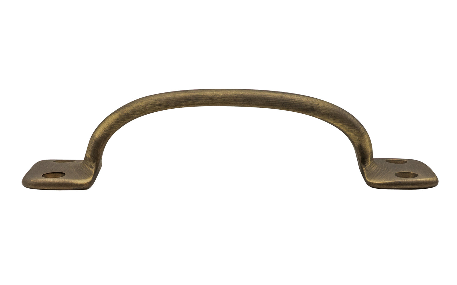 Vintage-style Hardware · Classic Solid Brass Handle Pull ~ 4" On Centers. Versatile handle is great for sash windows, cabinets, drawers, file cabinets. Arts & Crafts handle pull. Antique Brass Finish.
