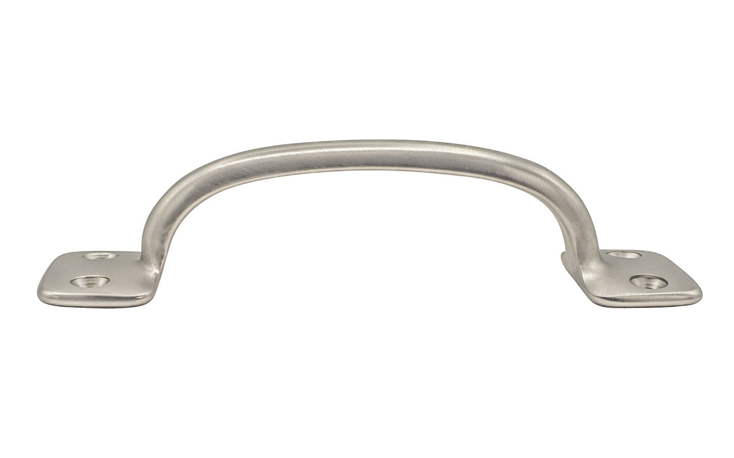 Vintage-style Hardware · Classic Solid Brass Handle Pull ~ 4" On Centers. Versatile handle is great for sash windows, cabinets, drawers, file cabinets. Arts & Crafts handle pull. Brushed Nickel Finish.
