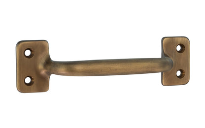 Vintage-style Hardware · Classic Solid Brass Handle Pull ~ 4-3/8" On Centers. Versatile handle is great for sash windows, cabinets, drawers, file cabinets. Arts & Crafts handle pull. Antique Brass Finish.
