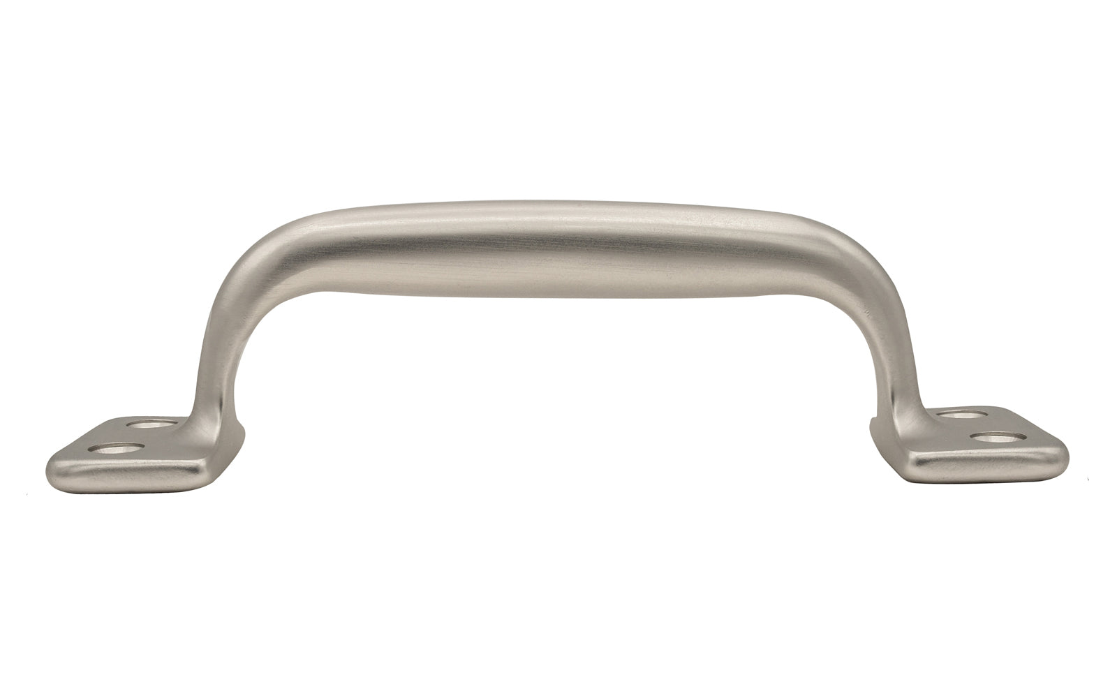 Vintage-style Hardware · Classic Solid Brass Handle Pull ~ 4-3/8" On Centers. Versatile handle is great for sash windows, cabinets, drawers, file cabinets. Arts & Crafts handle pull. Brushed Nickel Finish.