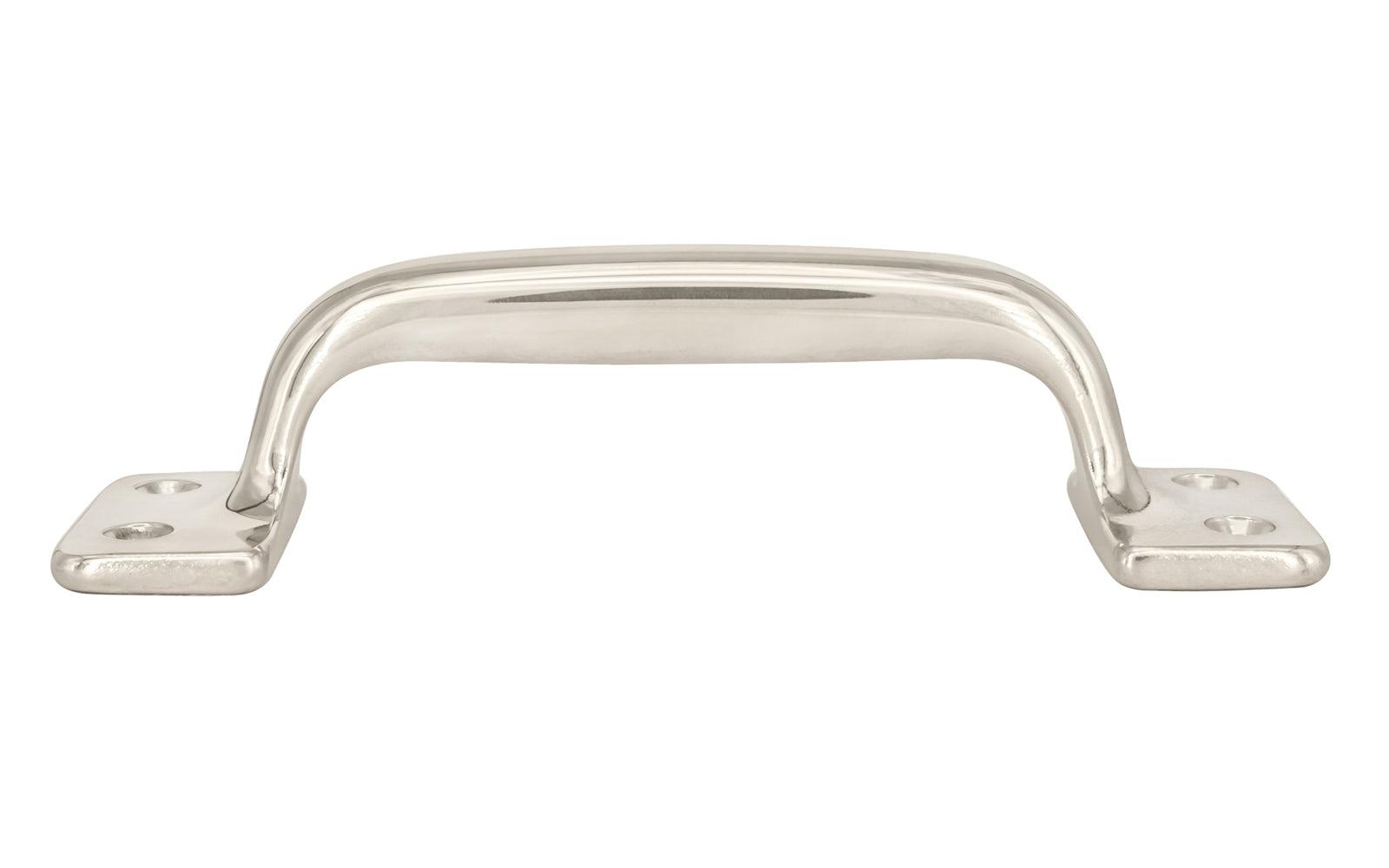 Vintage-style Hardware · Classic Solid Brass Handle Pull ~ 4-3/8" On Centers. Versatile handle is great for sash windows, cabinets, drawers, file cabinets. Arts & Crafts handle pull. Polished Nickel Finish.