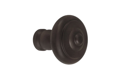 Vintage-style Hardware · Solid Brass classic contemporary style cabinet knob designed in the Mid-Century style. Quality solid brass 1" diameter Knob. Ideal for kitchen & bathroom cabinets, & furniture. Oil rubbed bronze finish.