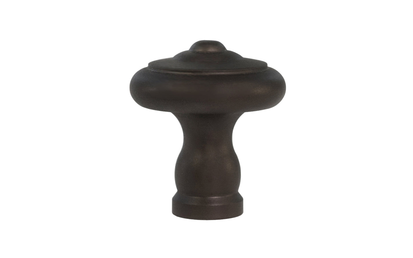 Vintage-style Hardware · Solid Brass classic contemporary style cabinet knob designed in the Mid-Century style. Quality solid brass 1" diameter Knob. Ideal for kitchen & bathroom cabinets, & furniture. Oil rubbed bronze finish.