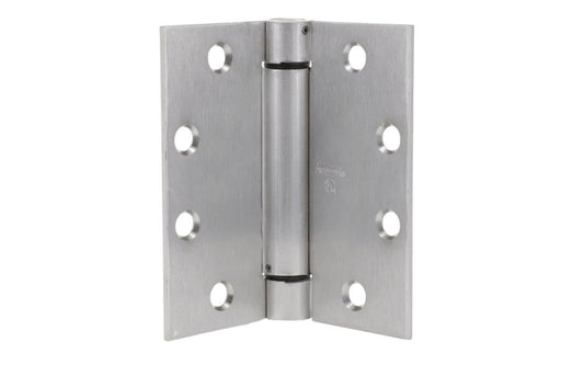 4-1/2" Satin Chrome Finish Adjustable Spring Hinge