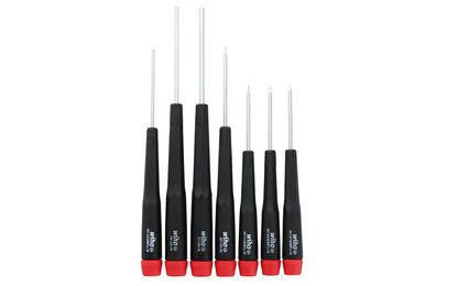 Wiha 7-Piece Metric Hex Driver Set. A high quality Wiha Metric precision hex driver set made out of hardened CRM72 tool steel. 0.7 mm, 0.9 mm, 1.3 mm, 1.5 mm, 2.0 mm, 2.5 mm, 3.0mm  sizes. Made in Germany. Wiha Model 26390.