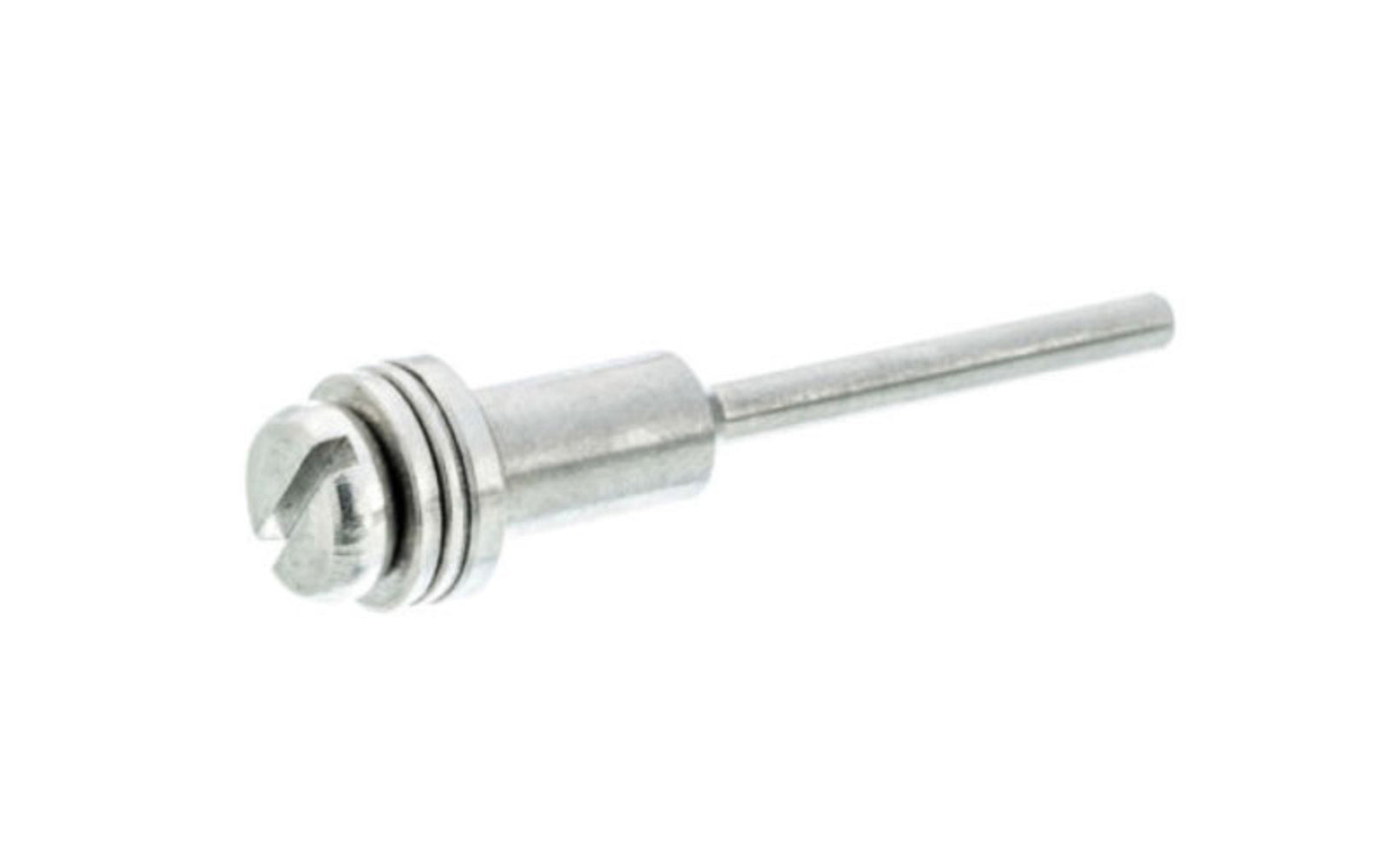 Hippie Mandrel features a 1/4" arbor and a 1/8" shank, making it compatible with various rotary tools. With a length of 2", it provides stability and precision during use. Crafted from stainless steel, it offers durability and resistance to corrosion, ensuring lasting performance.