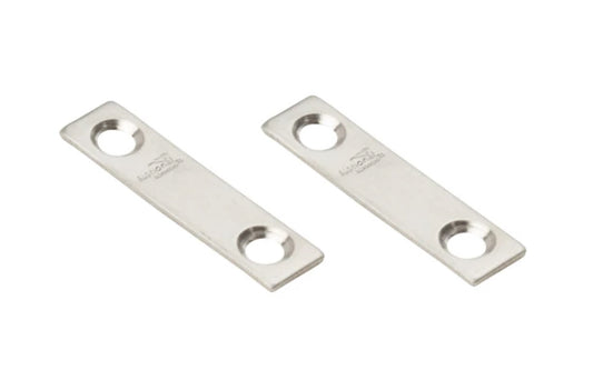 2" x 1/2" Stainless Mending Braces - 2 Pack