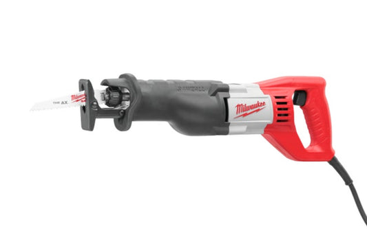 Milwaukee 12 Amp Sawzall Recip Saw ~ Sawzall Recip Saw delivers cut speed, durability and power with 0-3000 strokes per minute, a 1-1/8 In. stroke length, and a 12 Amp motor. Powerful saw delivers high performance cutting in a variety of materials ~ Milwaukee Model  6519-31 ~ 045242195930