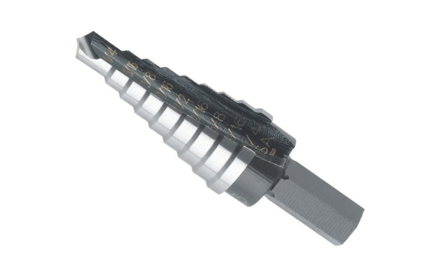 Irwin #3 Unibit - 1/4" to 3/4". Single concave flute design creates perfectly round holes in thin materials including steel, brass, copper, and aluminum. Constructed of industrial grade, high speed molybdenum steel. SpeedPoint tip for fast starts.