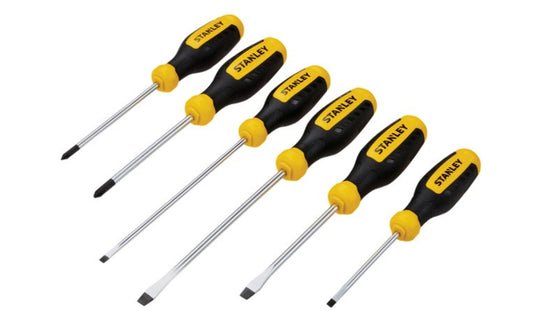 Stanley 6-Piece Phillips & Slotted Screwdriver Set