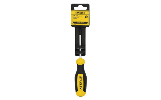 This Stanley #1 Phillips Screwdriver has a tri-zone bi-material handle ideal for precision, torque, & speed applications. This durable screwdriver is designed with a strong steel blade, a chrome finish. Stanley Tools Model STHT60807.