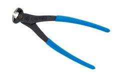 These 8" Channellock End Cutting Pliers have knife and anvil style cutting edges to ensure perfect mating and superior cutting edge life. Forged high carbon U.S. steel for strength & durability is specially coated for ultimate rust prevention. End nippers. Channelock Model 358. Made in USA.