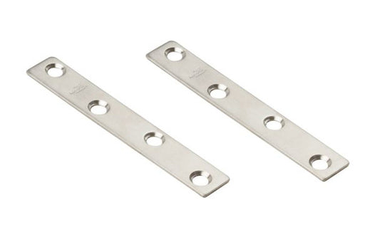 4" x 5/8" Stainless Mending Braces - 2 Pack