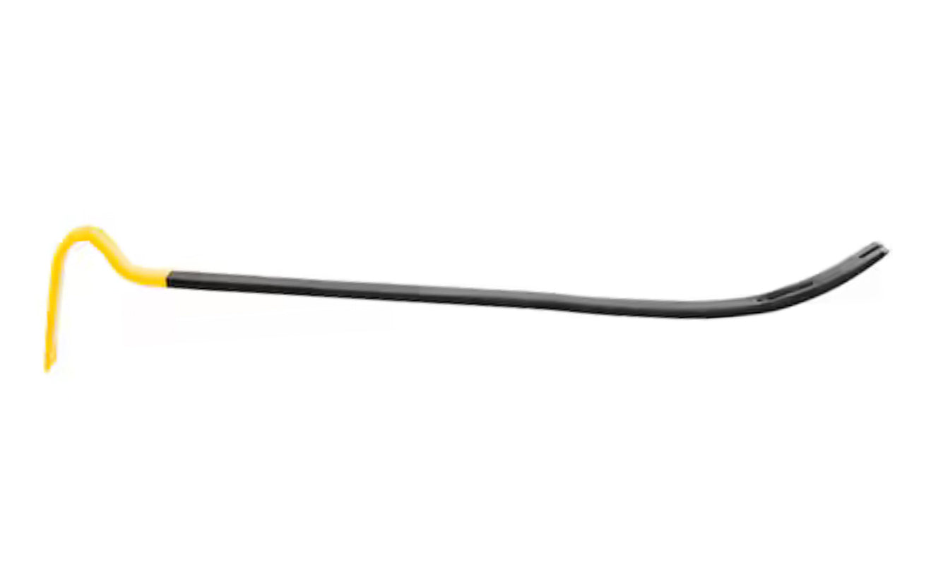 Stanley 21" 'Wonder Bar' Pry Bar. Stanley Tools Model No. 55-526 ~ One forged all-steel piece - high-carbon steel for strength and durability ~ Easy rocking in either direction ~ Contoured bar for pulling nails, prying & lifting ~ 3-in-1 nail puller.