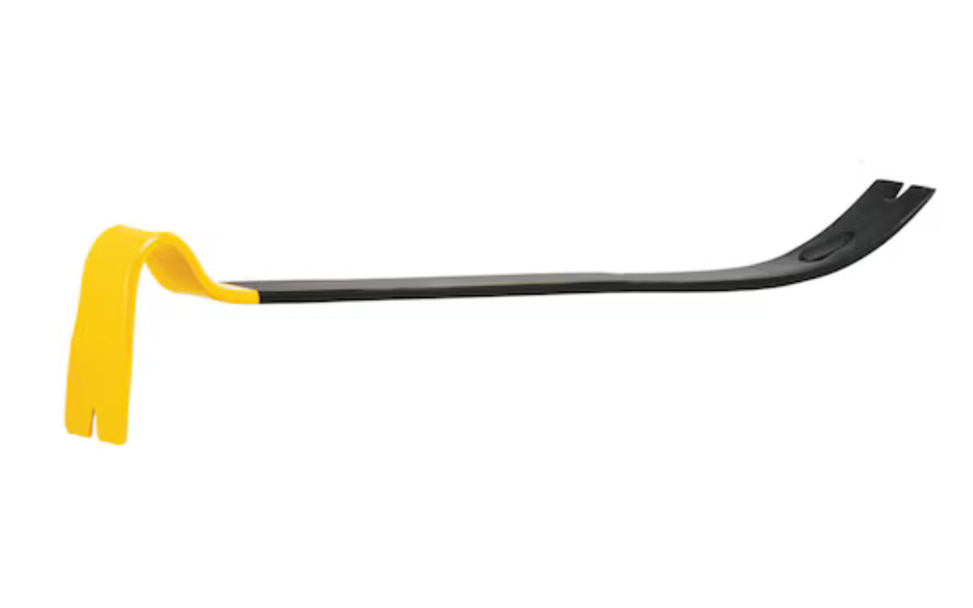 Stanley 21" 'Wonder Bar' Pry Bar. Stanley Tools Model No. 55-526 ~ One forged all-steel piece - high-carbon steel for strength and durability ~ Easy rocking in either direction ~ Contoured bar for pulling nails, prying & lifting ~ 3-in-1 nail puller.