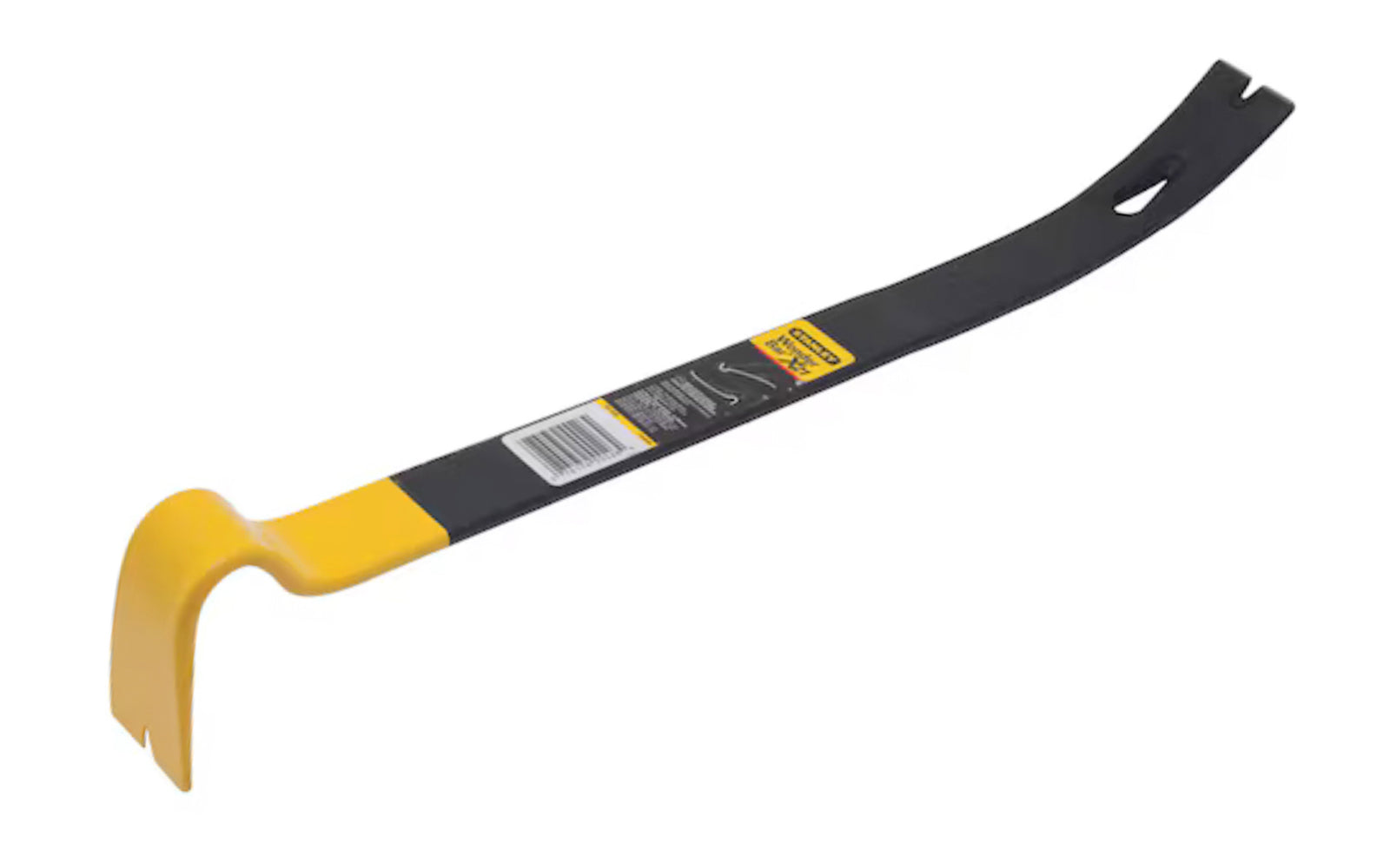 Stanley 21" 'Wonder Bar' Pry Bar. Stanley Tools Model No. 55-526 ~ One forged all-steel piece - high-carbon steel for strength and durability ~ Easy rocking in either direction ~ Contoured bar for pulling nails, prying & lifting ~ 3-in-1 nail puller.