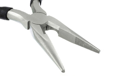 6" Long Nose Pliers with Serrated Tips