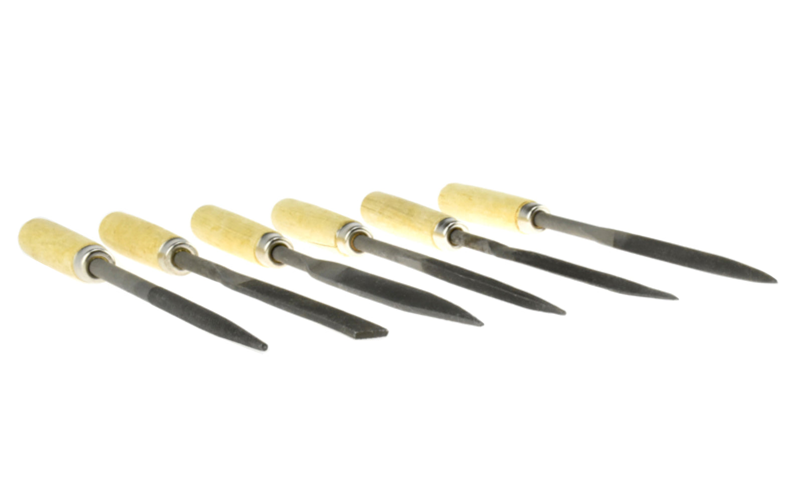 Course Cut File 6-PC Coarse Cut Needle File Set - 5 mm x 180 mm – Hardwick & Sons