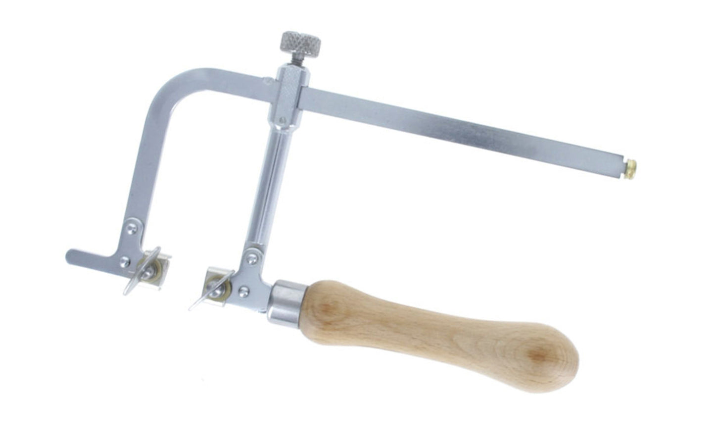 A basic & economical 3" adjustable jeweler's saw frame. Accepts 3" length blades. Blades not included. Made by SE.