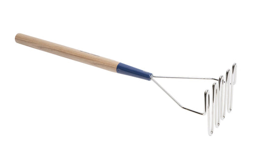 Marshalltown 891 Masher - 25" Long. Quickly mix small batches of mud with the Marshalltown Mashers. Each Mud Masher features a heavy gauge steel mixing head that has been plated to resist rust. The metal ferrule secures the head to a hardwood handle. Made in USA with Global Materials.