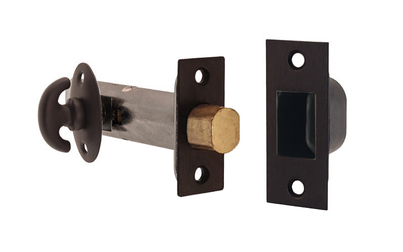 Vintage-style Hardware · Classic & Traditional-style thumbturn deadbolt latch for doors. The well-made & durable internal mechanism provides a secure & smooth operation when used. 2-3/8