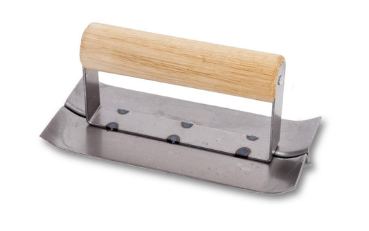 Marshalltown 6" x 2-3/4" Steel Hand Groover. Contractor-grade QLT Steel Hand Groovers create grooves in concrete slabs in order to control cracks.