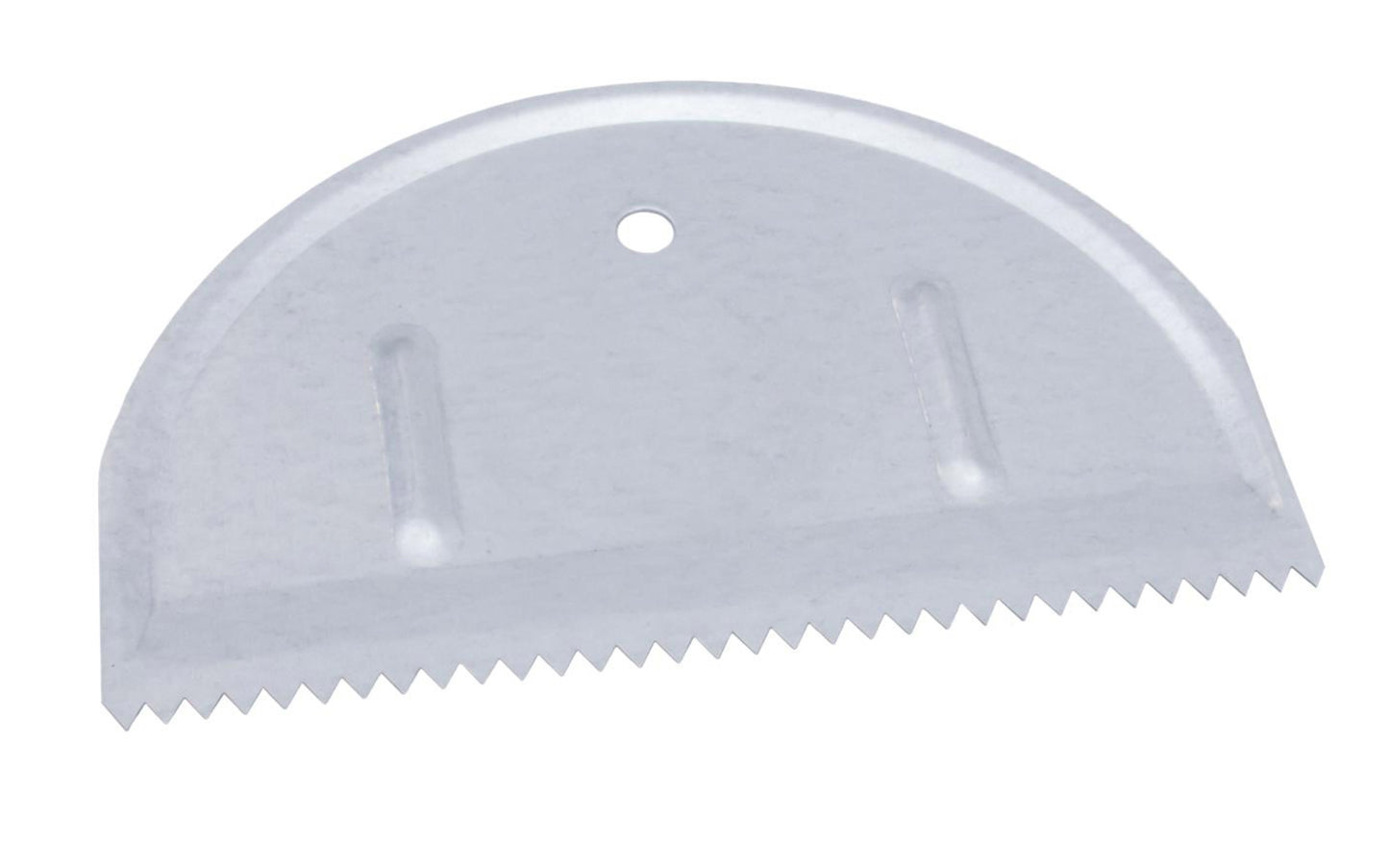 This Marshalltown contractor-grade QLT Notched Spreaders are made of galvanized material to prevent rust. V shaped notched patterns. Made in the USA with Global Materials. 3/16" V-Notched Spreader.  Made in USA.