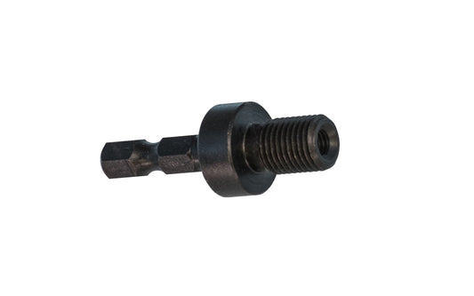 Insty-Bit Quick-Change Chuck Arbor - 3/8-24 Thread. For use as a 1/4" quick change hex drive for 3-jaw chucks. Mount standard 3-jaw chucks on arbor to use round shank tools in quick change mode.  Made in USA.