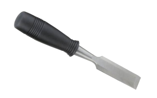 A basic and economical 1" width wood chisel. Handle is made from high-impact plastic. Includes plastic blade cap.