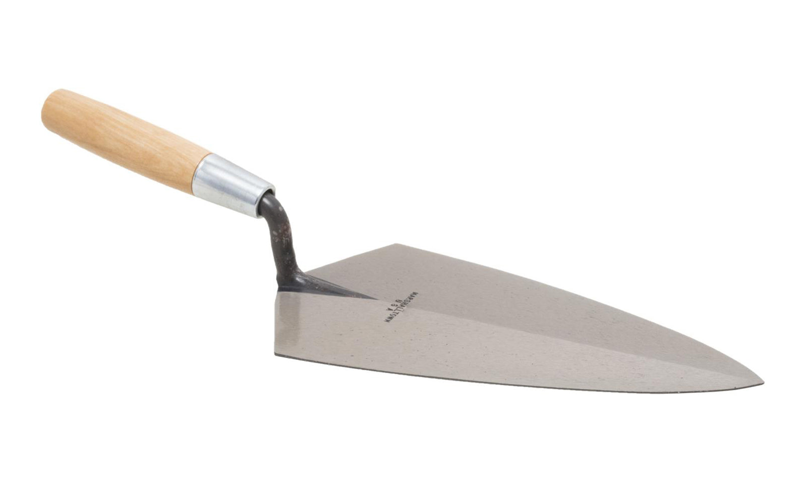 This Marshalltown 10" Brick Trowel "19 10" Style is essential for all functional or decorative brick, block, & stonework. Marshalltown Model 19 10 "Philadelphia" pattern. Made in USA ~ 035965001069