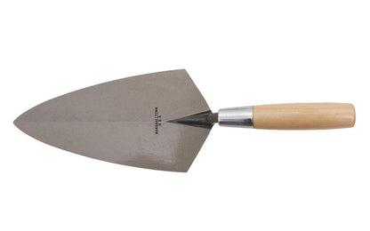 This Marshalltown 10" Brick Trowel "19 10" Style is essential for all functional or decorative brick, block, & stonework. Marshalltown Model 19 10 "Philadelphia" pattern. Made in USA.