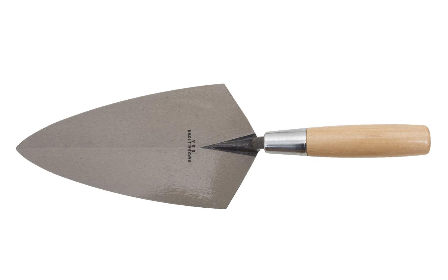 This Marshalltown 11" Brick Trowel "19 11" Style is essential for all functional or decorative brick, block, & stonework. Marshalltown Model 19 11 "Philadelphia" pattern. Made in USA.