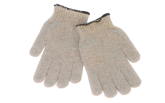 Carolina Glove Ragg Wool Gloves with nylon grips. Ladies' style. One size fits Medium/Large hands. Made in USA.