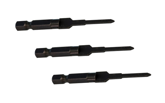 Insty-Bit 3-PC Spade Countersink Bit Set with Hex Shank - #6, #8, #10 Sizes. Flat Spade Bits. Model 82103. Made in USA ~ 019366821037